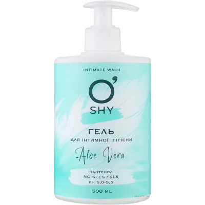 Гель для інтимної гігієни O'Shy Aloe Vera Intimate Wash 500 мл (4820263235867)
