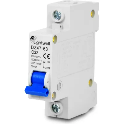 Автоматичний вимикач Lightwell MCB 1P 32A