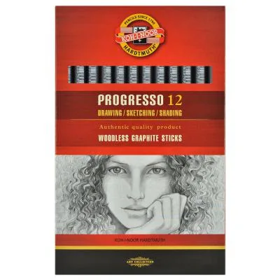 Олівець графітний Koh-i-Noor 8911 4B, Progresso, woodless (891104B004PZ)
