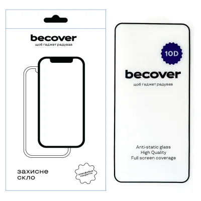 Скло захисне BeCover Samsung Galaxy A56 SM-A566 10D Black (712890)