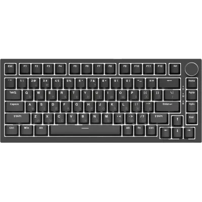 Клавіатура Ajazz AK820 Red Switch USB-C UA Black (AK820-R-B)