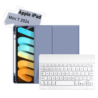 Чохол до планшета BeCover with keyboard Apple iPad Mini 7 2024 Purple (712997)