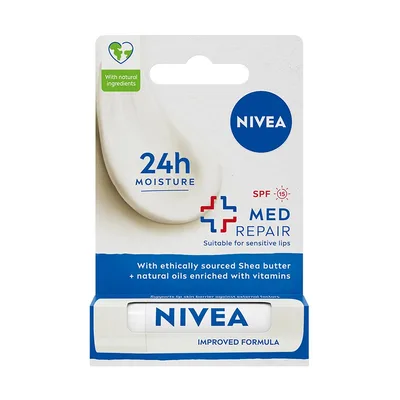 Бальзам для губ Nivea Med Repair SPF15 4.8 г (4006000002118)