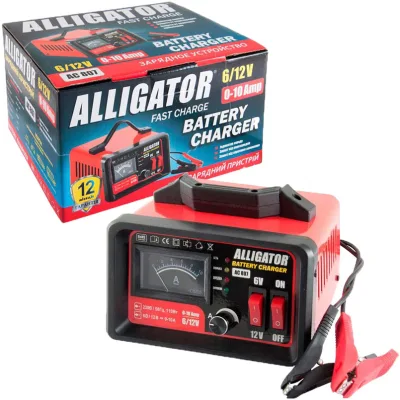 Зарядний пристрій для автомобільного акумулятора Alligator AC807