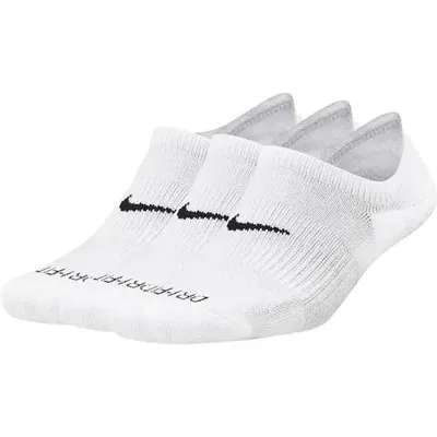 Шкарпетки Nike U NK EVERYDAY PLUS CUSH FOOTIE DH5463-903 34-38 3 пари Білі (195242756867)