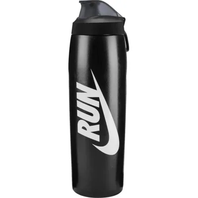 Пляшка для води Nike REFUEL BOTTLE LOCKING LID 32 OZ N.101.5233.069.32 чорний, білий 946 мл (197774013678)
