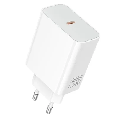 Зарядний пристрій BOROFONE BA109A USB-C PD40W white (6941991126888)