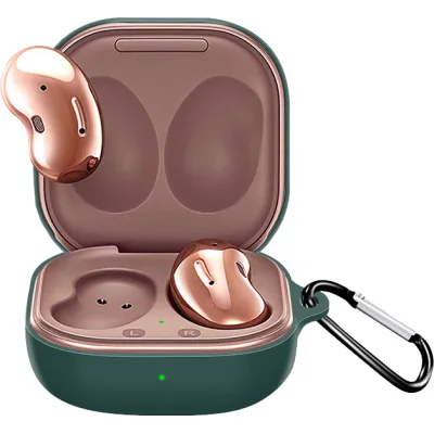 Чохол для навушників BeCover Silicon для Samsung Galaxy Buds 2 / Buds Live / Buds Pro Dark Green (705408)