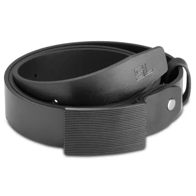 Ремінь Semi Line Чоловічий Шкіряний Black (DAS303131)