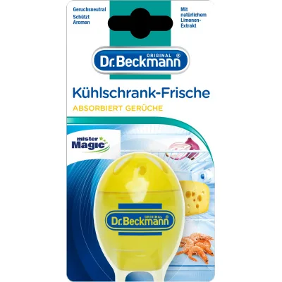 Засіб для чищення холодильника Dr. Beckmann поглинач запаху Лимон 40 г (4008455048314/4008455105314)