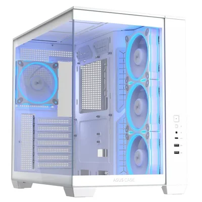 Корпус для ПК ASUS A32 Plus White Tempered Glass (90DC00S3-B19000)