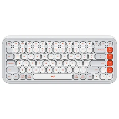 Клавіатура Logitech POP Icon Keys Bluetooth UA Off-White (920-013072)