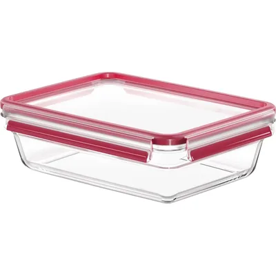 Харчовий контейнер Tefal Masterseal Glass Red 2 л (N1041110)