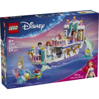 Конструктор LEGO Disney Princess Королівський весільний човен Аріель (43299)