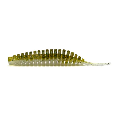 Силікон рибальський FishUP Tanta 2.5" 202 - Green Pumpkin/Pearl (8шт/уп) (1864.14.49)