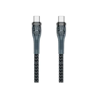Дата кабель USB-C to USB-C 1.3m Lotto PD-B89CC Black Proda (PD-B89 (C-C)-BK)