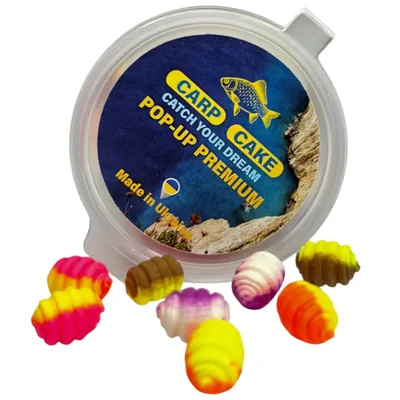 Бойл Carp Cake Pop UP Мушля 10*6мм color mix Banan (7407000003384)