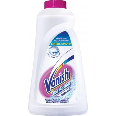 Засіб для видалення плям Vanish Oxi Action Кришталева білизна 1 л (5997321747750/4820232971109)