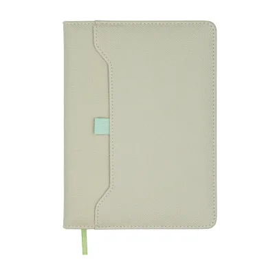 Тижневик Buromax недатований SAVANA, A5, сірий, штуч.шкіра, 336 сторінок (BM.20800-09)